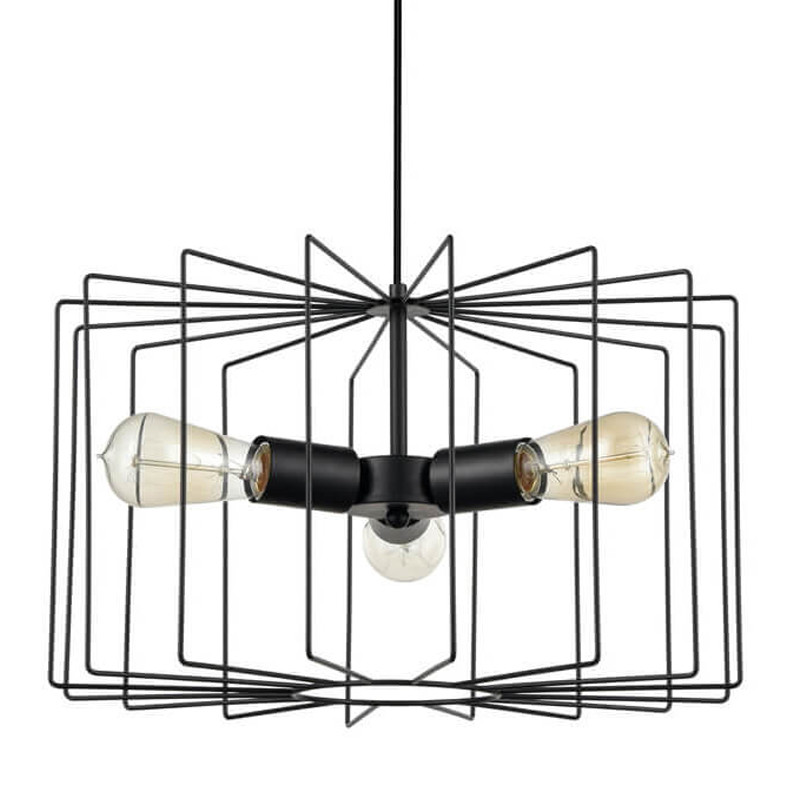 Люстра Cage Wire Color black