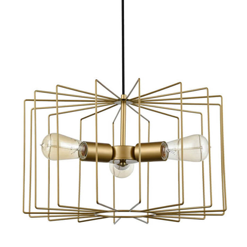 Люстра Cage Wire Color gold