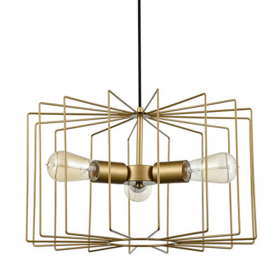 Люстра Cage Wire Color gold