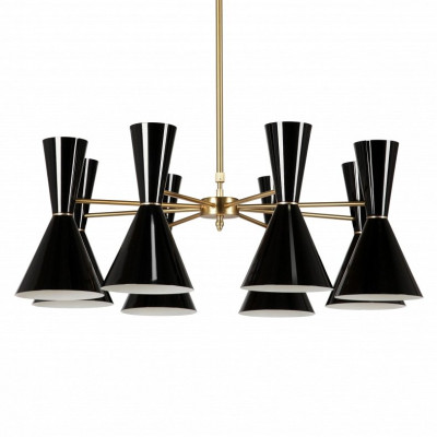 Люстра CAIRO Chandelier 8 Arm black