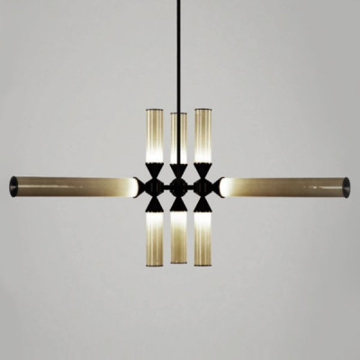 Люстра Castle 9-01 Black and Smoke