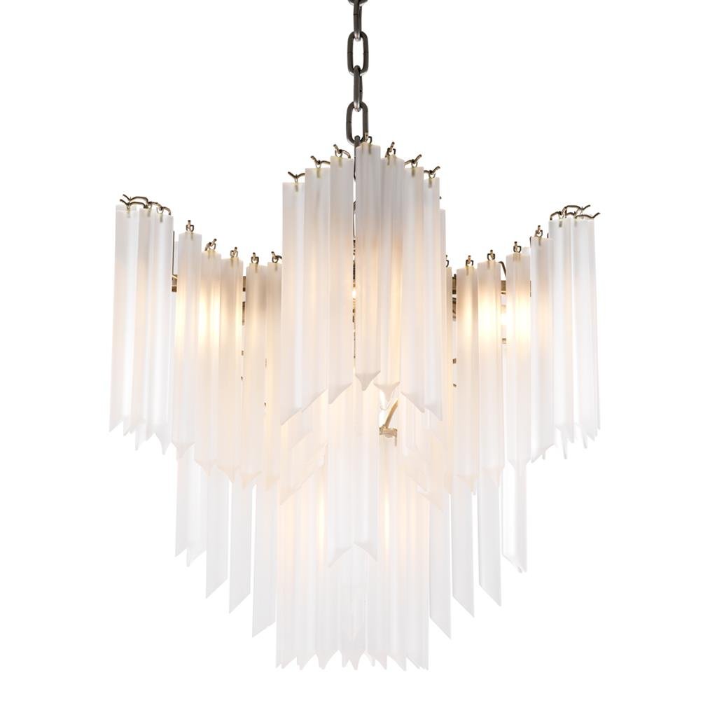 Люстра Chandelier Pulsar white glass
