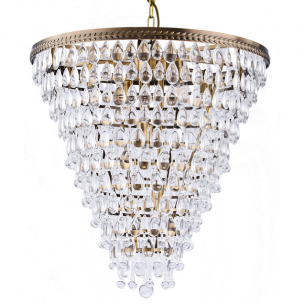 Люстра Clarissa Glass Drop Pendant 61 Bronze