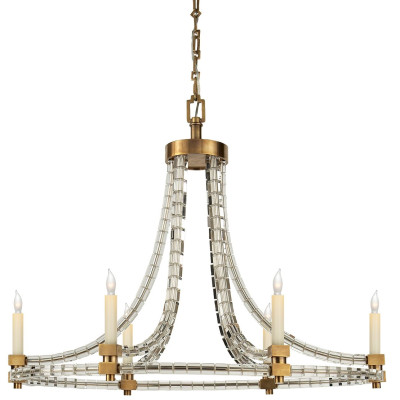 Люстра Crystal Cube Oval Flatline Chandelier