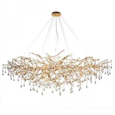 Люстра Crystal Drops bright Gold