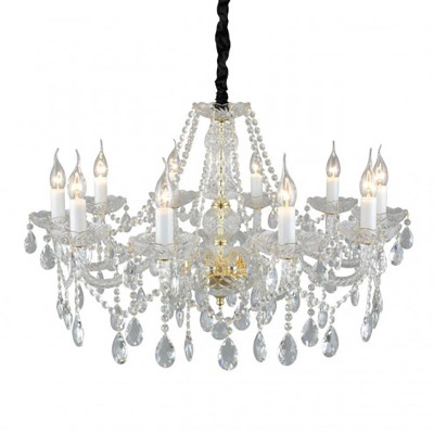 Люстра Crystal Lights Золотая