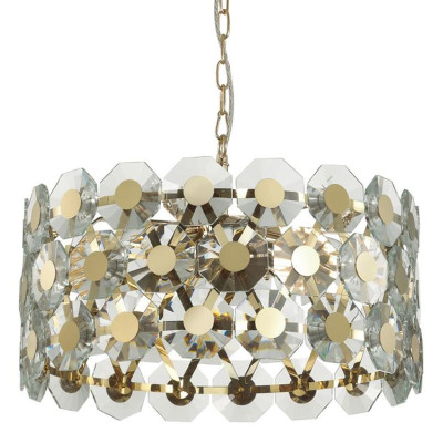 Люстра Crystal Octagons Gold