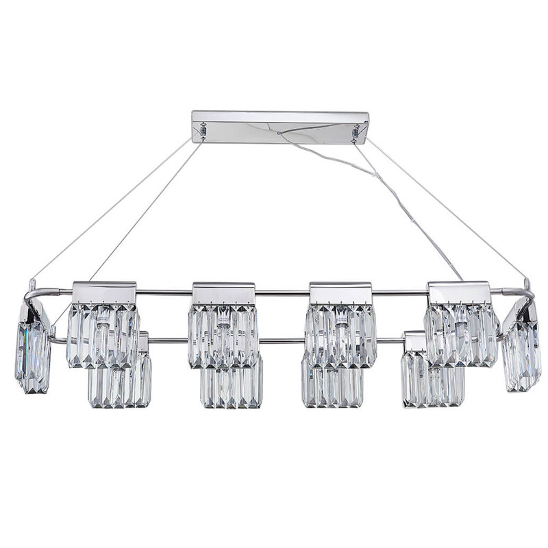 Люстра Crystal Pendants chrome 10