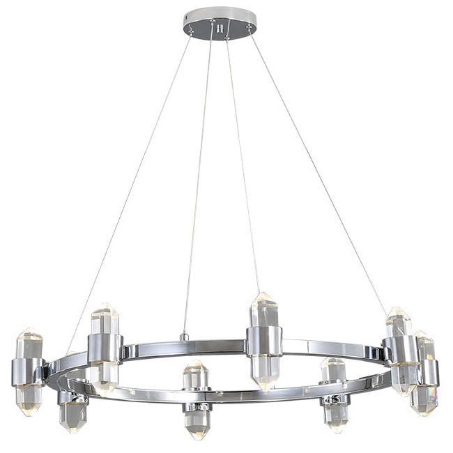 Люстра Crystal Ring Chandelier Chromium