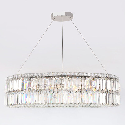 Люстра Darleen Crystal Nickel Chandelier 17