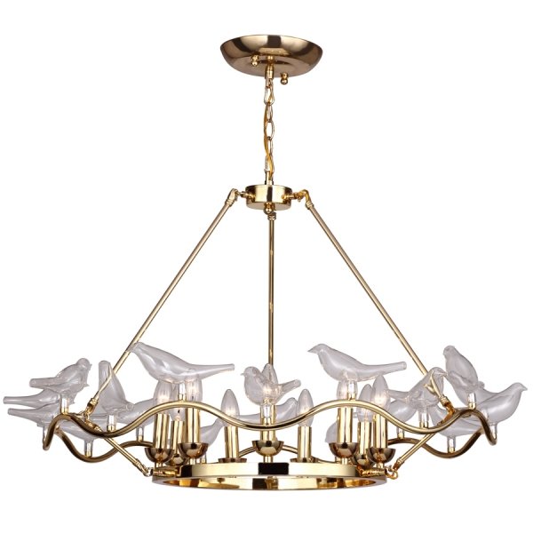 Люстра Dove Chandelier Glass Bird 9