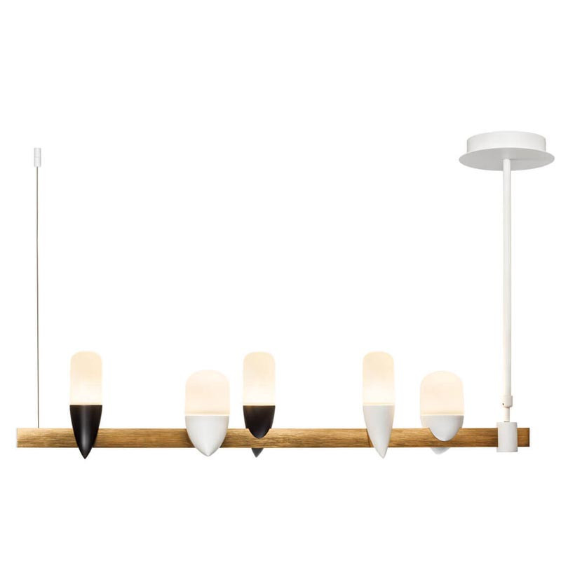Люстра Ebenezer Chandelier Linear white 85