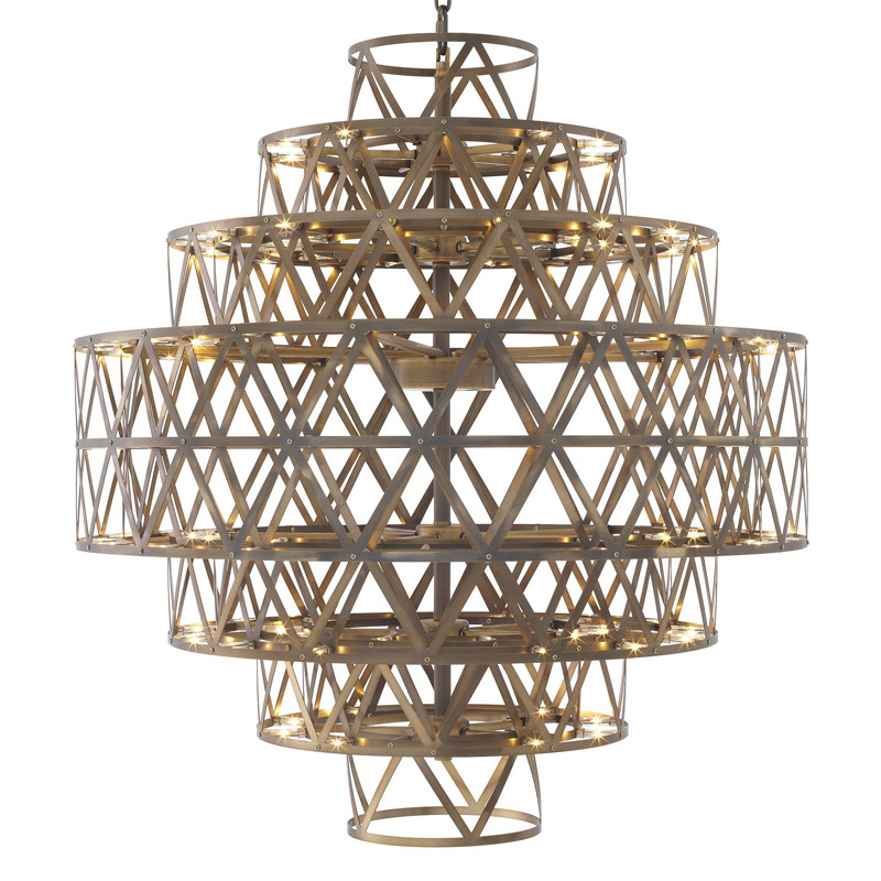 Люстра Eichholtz Chandelier Clinton brass