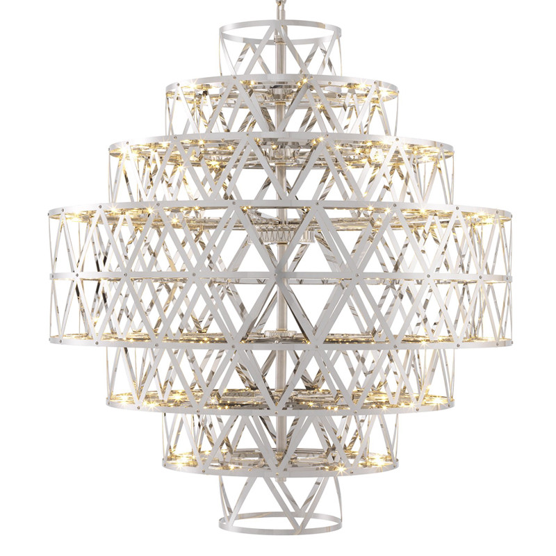 Люстра Eichholtz Chandelier Clinton Nickel