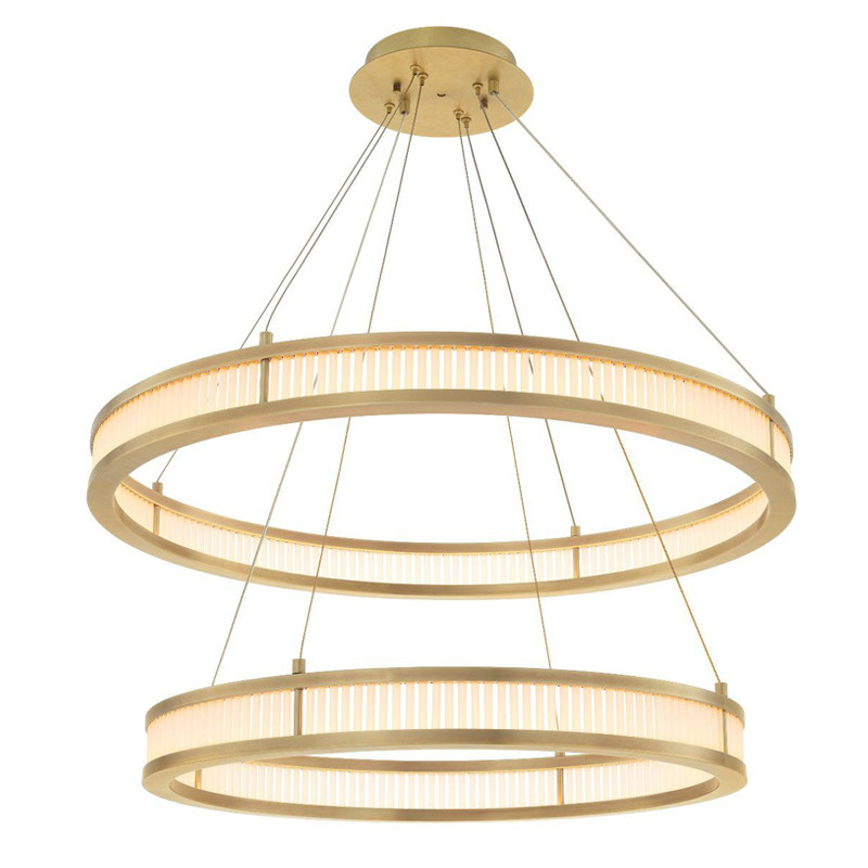 Люстра Eichholtz Chandelier Damien Double Brass