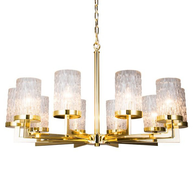 Люстра Estebe Glass Gold Chandelier 10