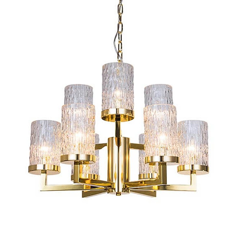 Люстра Estebe Glass Gold Chandelier 9