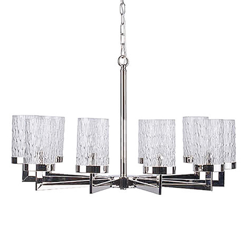 Люстра Estebe Glass Nickel Chandelier