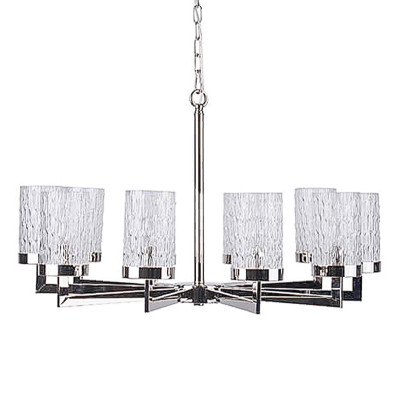 Люстра Estebe Glass Nickel Chandelier