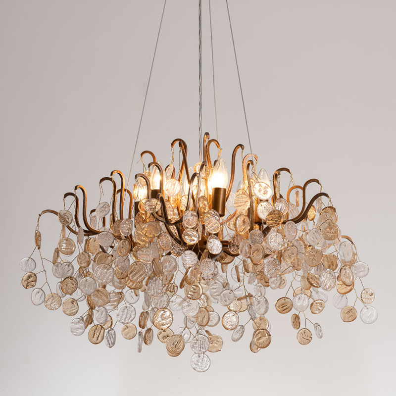 Люстра FAIRYTREE Chandelier Amber Pendants 80