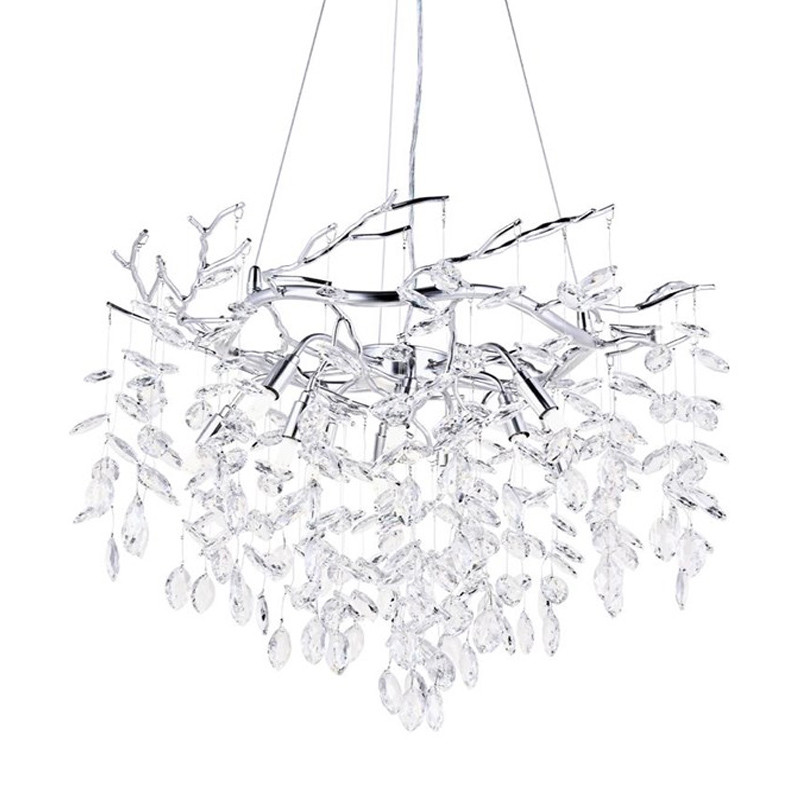 Люстра Floes Silver Хрустальная