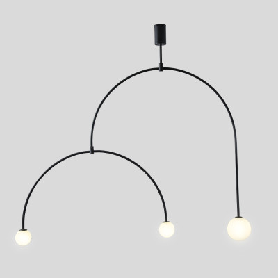 Люстра Fontana Amorosa Three Black