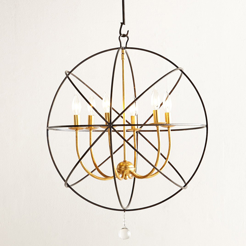 Люстра Foucault's Orb Crystal Chandelier 56