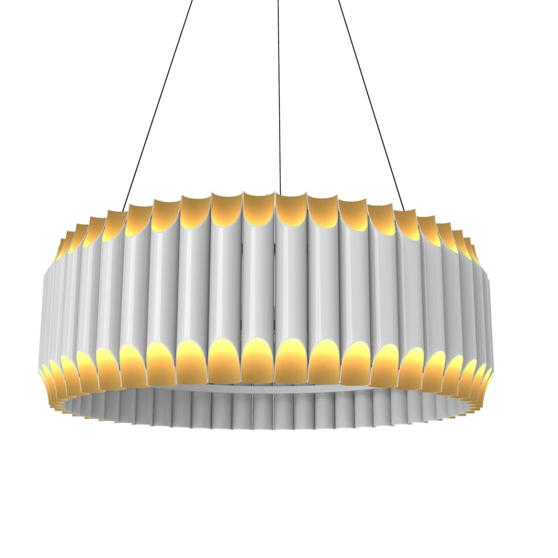 Люстра GALLIANO ROUND SUSPENSION LIGHT by DELIGHTFULL White