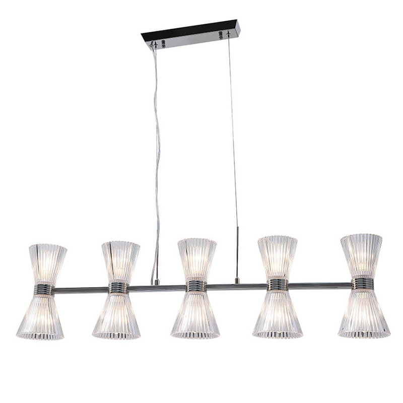 Люстра Glass Horn Light matt nickel 10