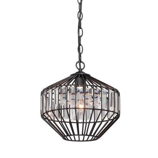 Люстра Glass Plate Pendant #6 Black