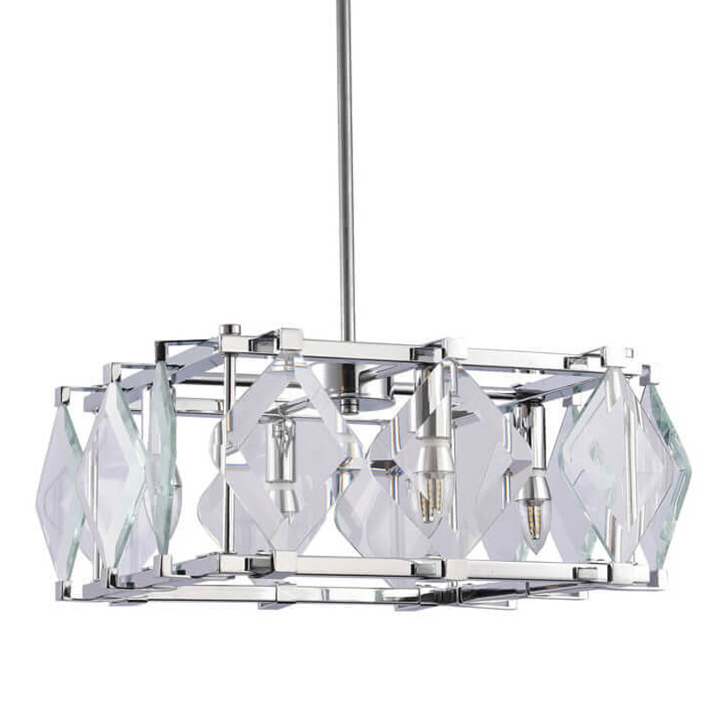 Люстра Glass Rhombus Lighting square
