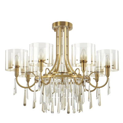 Люстра Glass World Bronze на 7 ламп