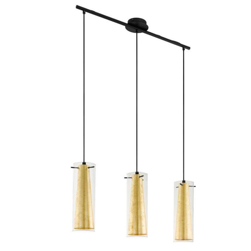 Люстра Gold Inside Glass Plafond 3