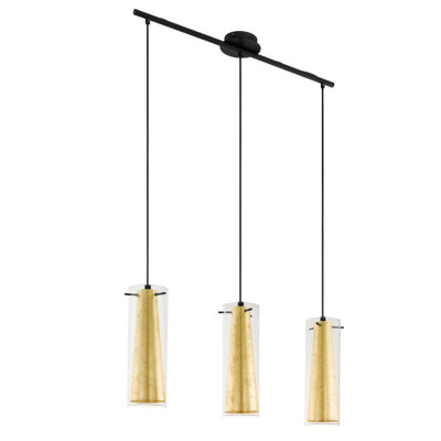 Люстра Gold Inside Glass Plafond 3