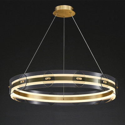 Люстра Gold ring horizontal chandelier