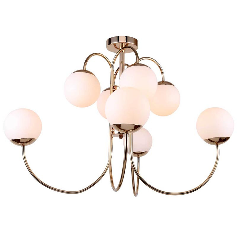 Люстра Gooseneck Pelle Chandelier 8 lamp