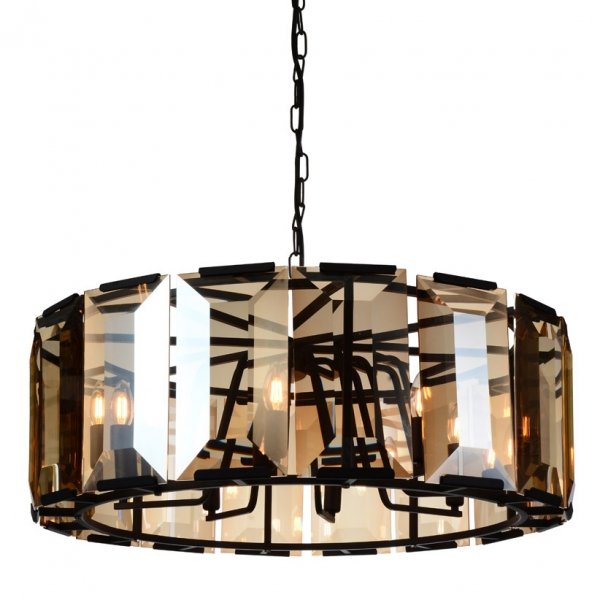 Люстра Harlow Crystal Round 8 Amber
