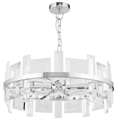 Люстра Harlow Crystal Round Chandelier chrome 5