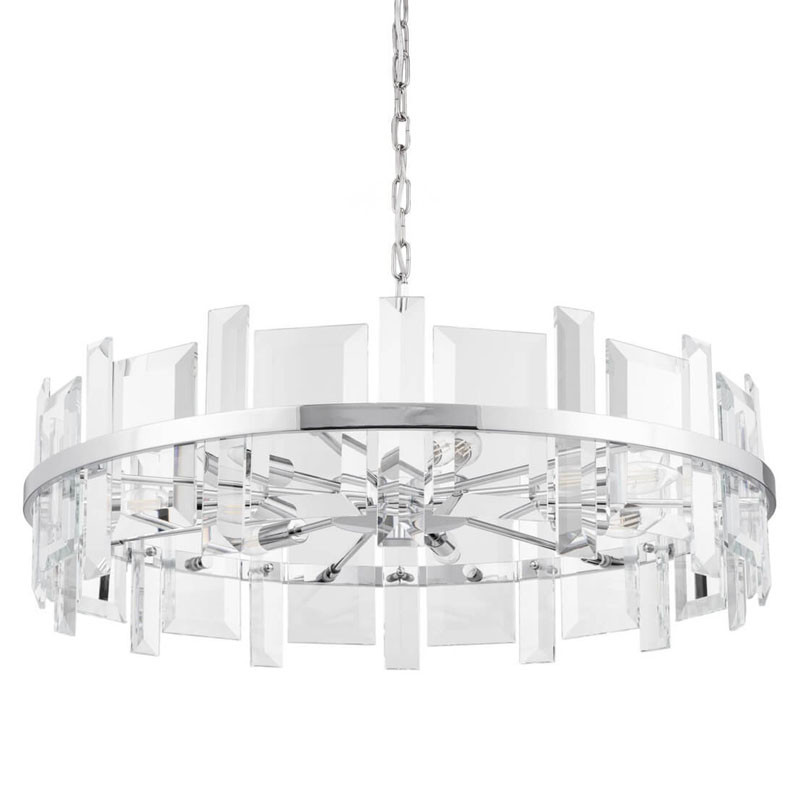 Люстра Harlow Crystal Round Chandelier chrome 7