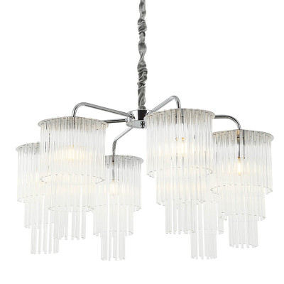 Люстра Harrison Chandelier chrome 6 lamp