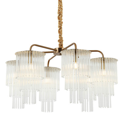 Люстра Harrison Chandelier gold 6 lamp