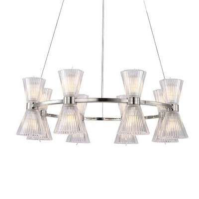 Люстра Heavenly Chrome со Стеклянным Плафоном