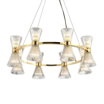 Люстра Heavenly Gold со Стеклянным Плафоном