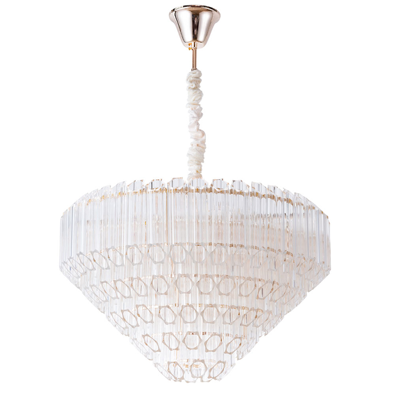Люстра Hexagon Tube Light Crystal Chandelier