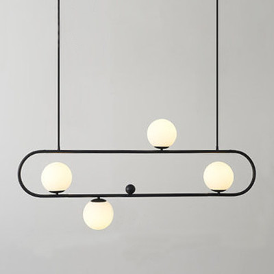 Люстра Horizontal Balls Balance Black 4