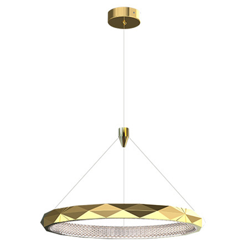 Люстра Horizontal Ring Gold Chandelier