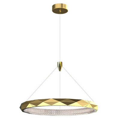 Люстра Horizontal Ring Gold Chandelier