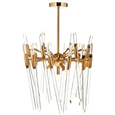 Люстра Ice Rods Chandelier brass