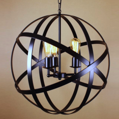 Люстра Iron Farn Flat Pendant