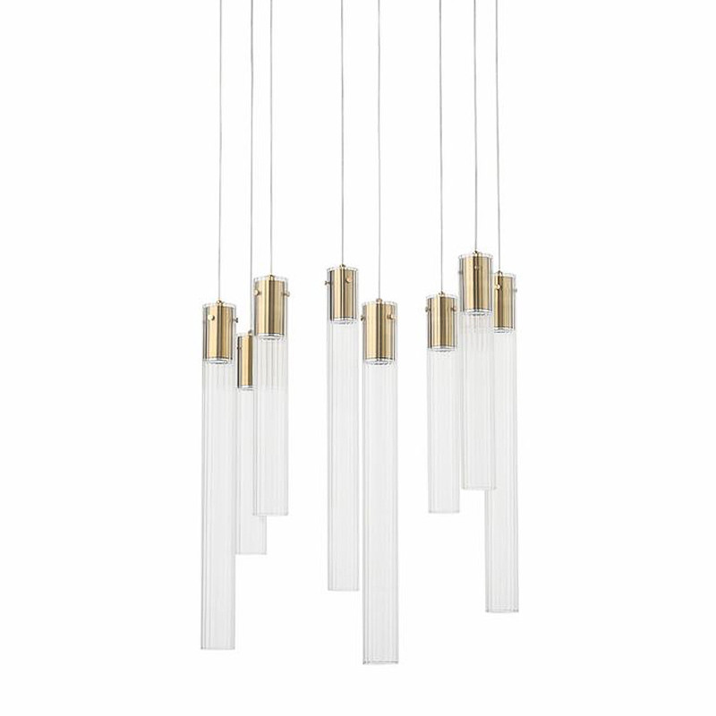 Люстра Jenae Glass Tubes Chandelier 8